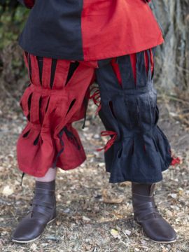 Pantalon fendu Lansquenet rouge et noir S